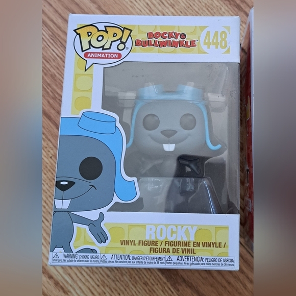 Lot Of 2 Funko Pop Rocky & Bullwinkle Vintage Cartoon Collectible Figurine - Picture 8 of 8